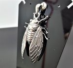 STERLING SILVER 925 Flying Bug Insect Pendant Fly Charm