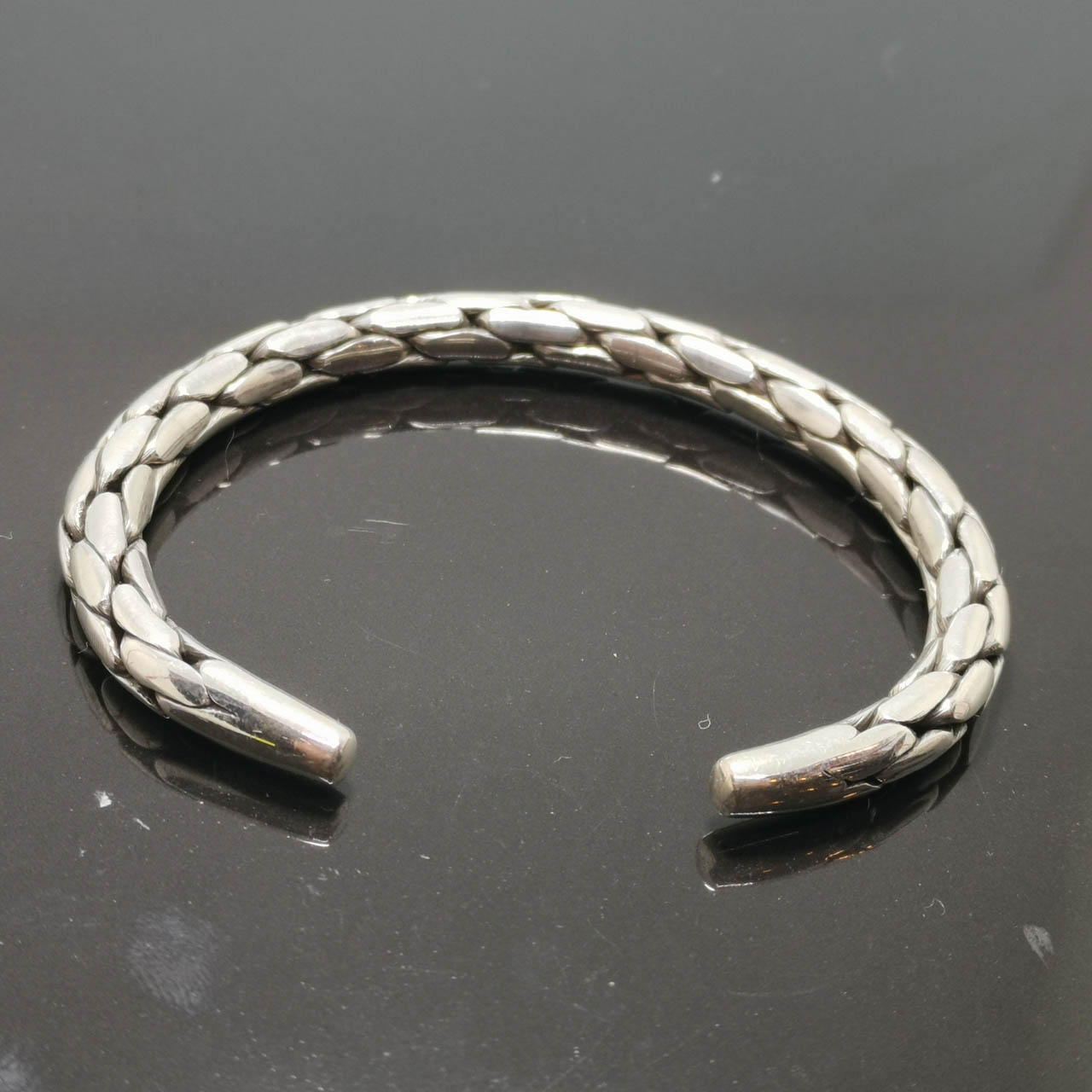 925 Sterling Silver Cuff Bracelet - ELIZ Jewelry and Gems