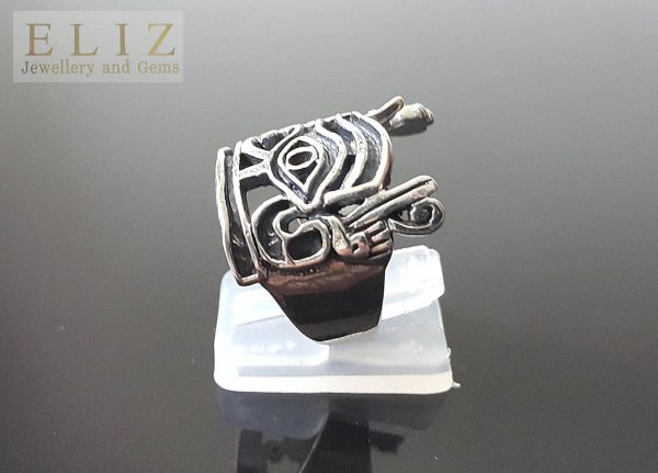 Eye of Horus 925 Sterling Silver Ring Ancient Egyptian Talisman Egyptian Sacred Symbol of Protection Royal Power