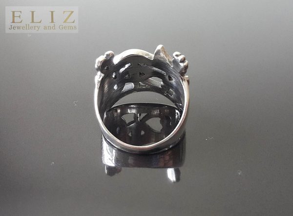 Eye of Horus 925 Sterling Silver Ring Ancient Egyptian Talisman Egyptian Sacred Symbol of Protection Royal Power