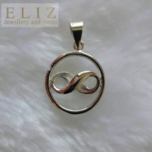 925 Sterling Silver Infinity Necklace PENDANT Talisman Amulet Sacred Symbol