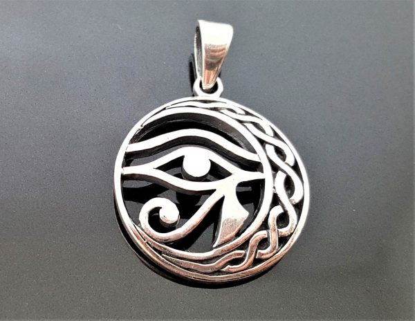 925 Sterling Silver Pendant Eye of Horus Ancient Egyptian Talisman Egyptian Symbol of Protection Royal Power