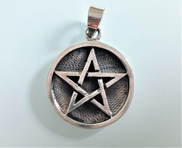 Pentagram 925 Sterling Silver Pendant Star Sacred Symbol Talisman Protective Amulet Exclusive Gift