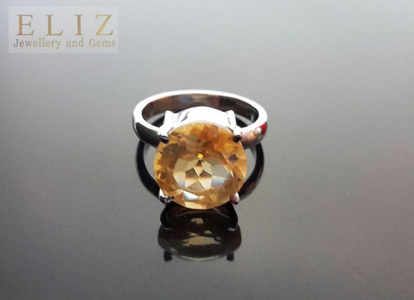 Natural Citrine STERLING SILVER 925 Ring Natural Gemstone Exclusive Gift