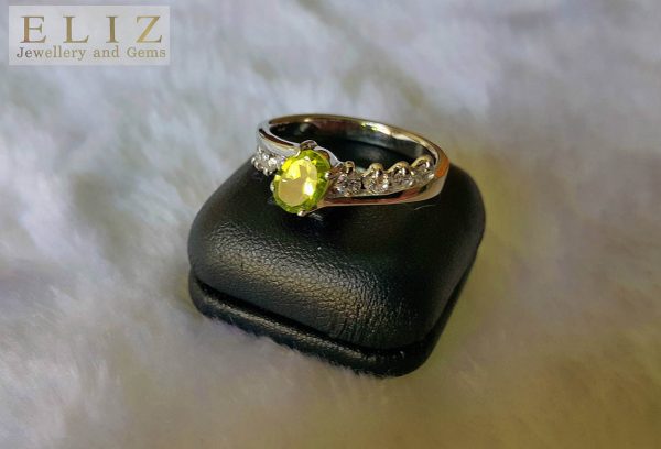 Peridot Sterling Silver Ring