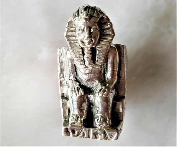 PHARAOH Ring 925 STERLING SILVER Tutankhamun Egyptian Sphinx Ring Ancient Egypt King Son of God Talisman Amulet Sacred Symbol Handmade