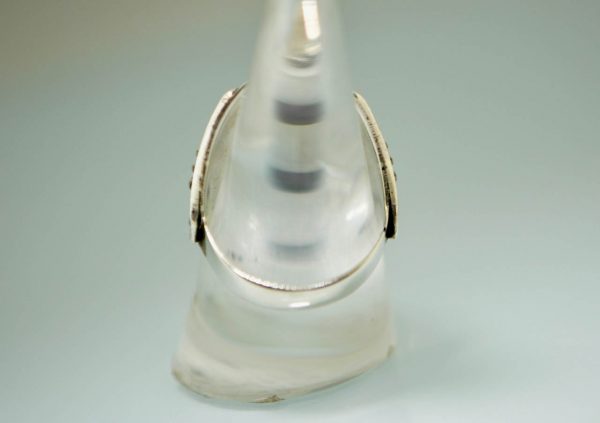 925 Sterling Silver Genuine AMETHYST White Pearl Natural Gemstones Ring