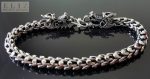 Dragon Clasp Armor Scaled .925 Sterling Silver Bracelet 9' Heavy 51.4 Grams