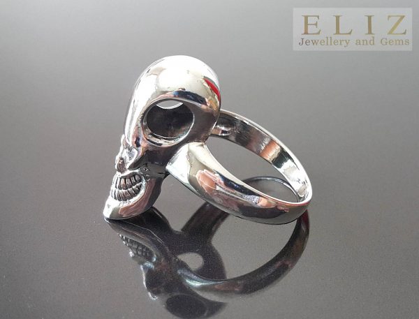 925 Sterling Silve Alien Skull Ring 9' 9.5' 10'