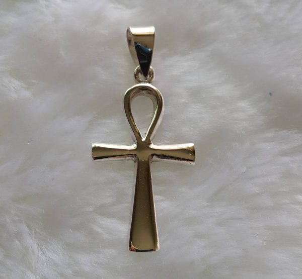 Ankh .925 Sterling Silver Egyptian Key of Life Cross Celtic Pendant Symbol/Charm