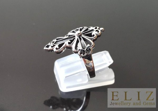 925 Sterling Silver Gothic Cross Ring