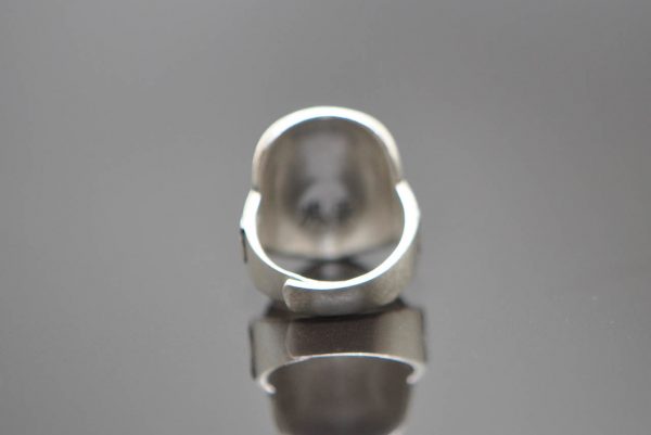 Guy Fawkes Mask Ring 925 Sterling Silver V for Vendetta Anonymous Mask Exclusive design