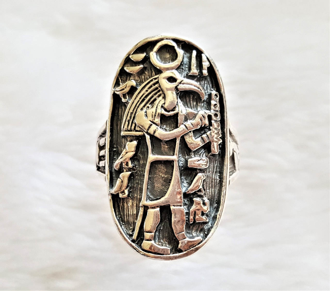 Thoth Jewelry God Thoth Necklace Sterling Silver Amuletic Jewelry