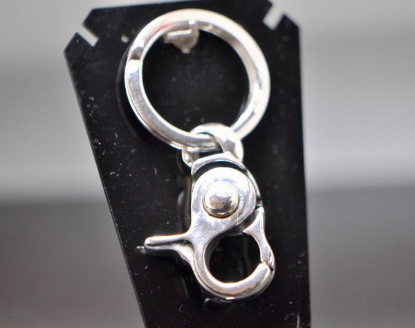 Eliz 925 Sterling Silver Royal Crown Key Ring 25 Grams