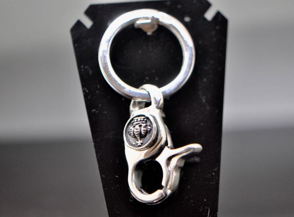 Key Chain 925 Sterling Silver Royal Crown Key Ring 25 Grams