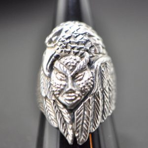 Eliz Sterling Silver .925 American Indian Eagle Spirit Ring