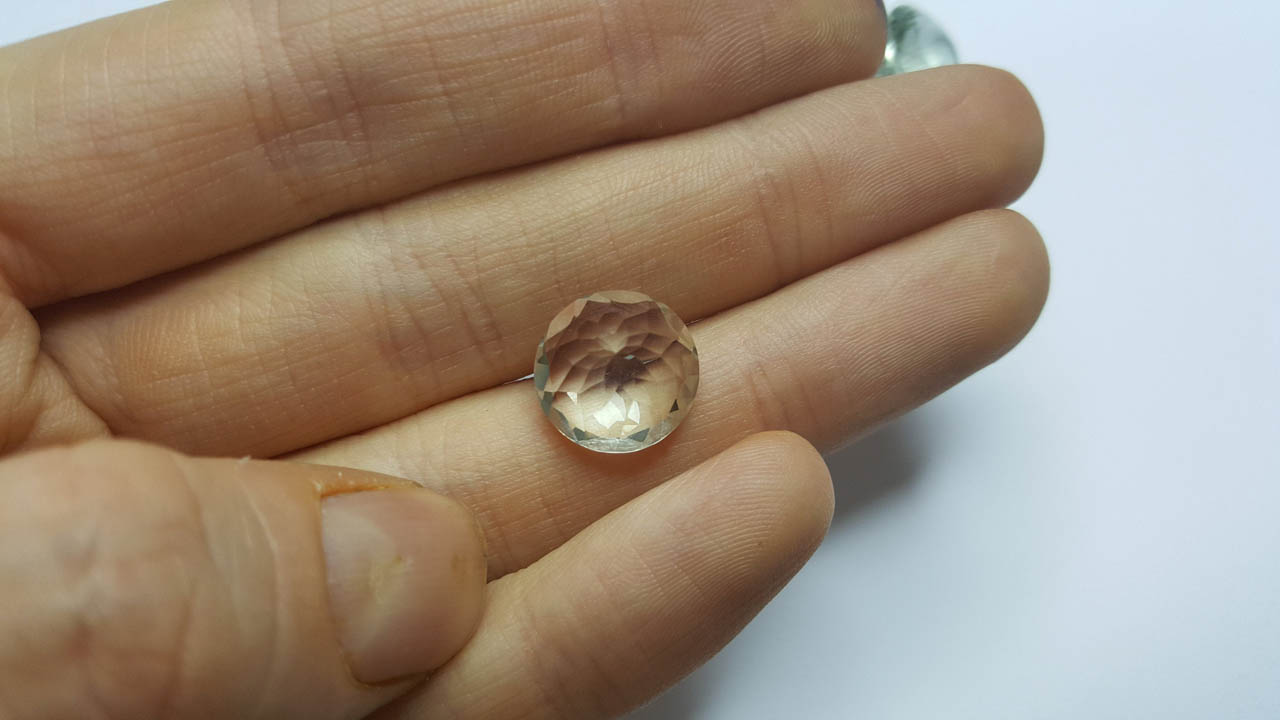 GREEN AMETHYST 11 MM ROUND CUT AAA ALL NATURAL 