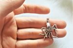 Siver Octopus with Movable Tentacles Pendant
