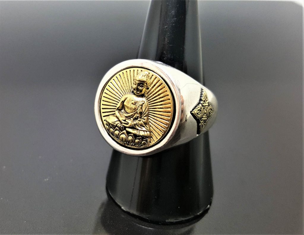 Silver Infinity Eternal Sempiternal Earrings Spirituality Meditation Buddha