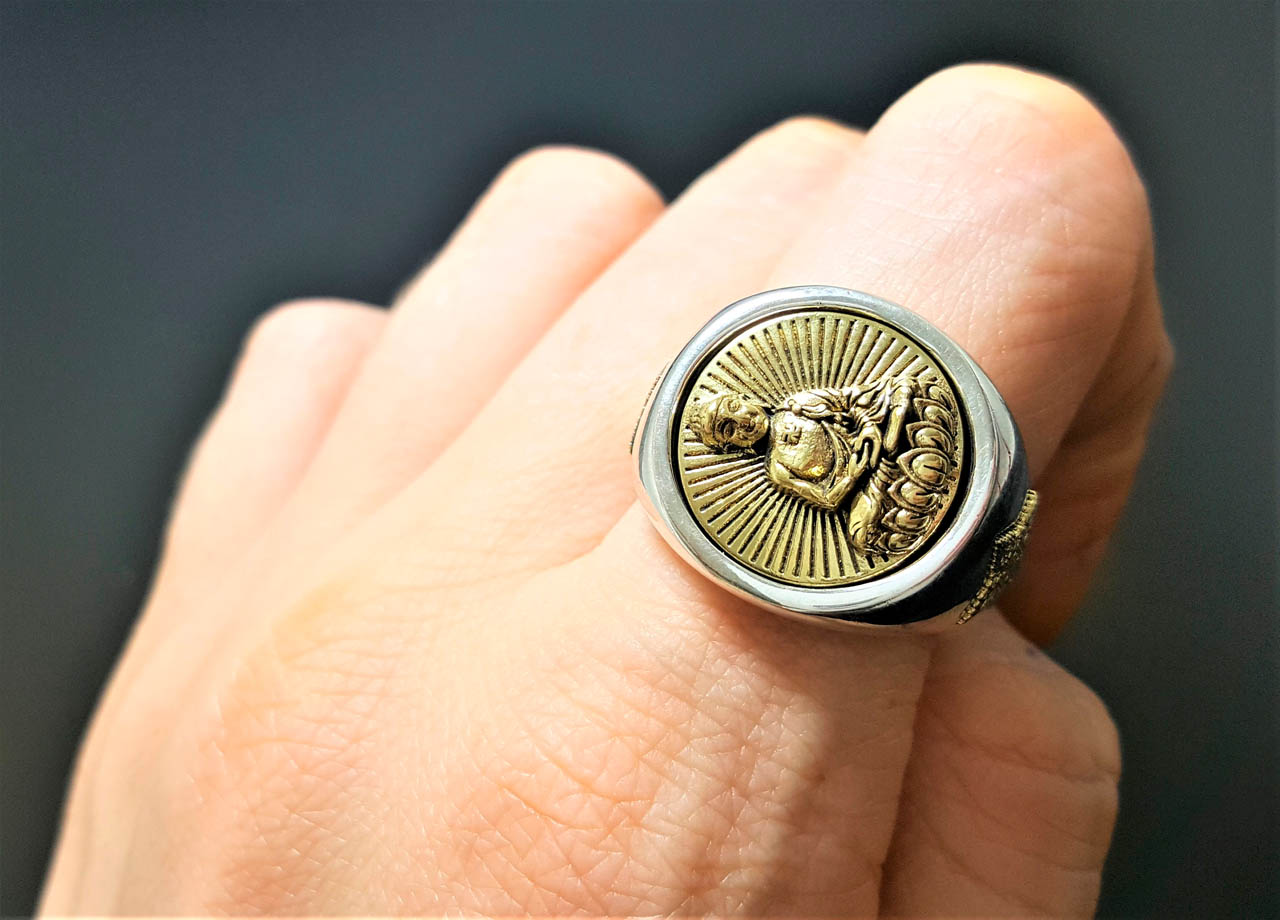 Bahrain Coin Ring Made With Genuine Middle Eastern Foreign Coin, Jewelry  Engagement Ring Wedding Band Middle East Heritage Anniversary Gift - Etsy
