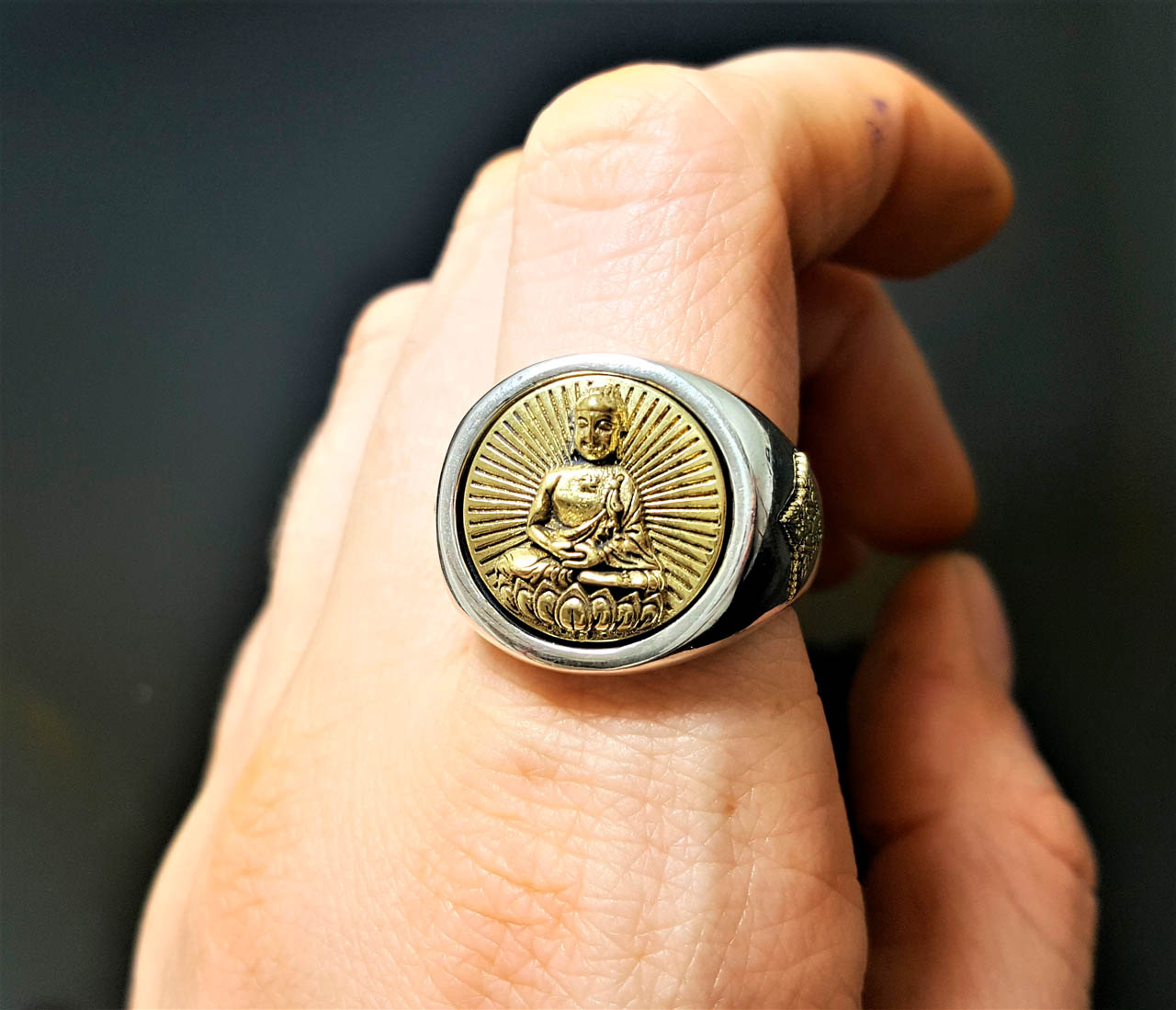 Kruggerand Gold Coin Ring ⋆ Coin Rings by The Mint